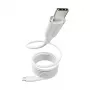 PanzerGlass empower™ by ® magnetický 240W USB-C-zu-USB-C kábel | USB 2.0 | 1,5 m | Silver White