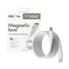 PanzerGlass empower™ by ® magnetický 240W USB-C-zu-USB-C kábel | USB 2.0 | 1,5 m | Silver White