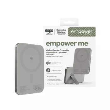 Powerbank PanzerGlass empower by empower Bank so Spin Stand 5000mAh Titanium