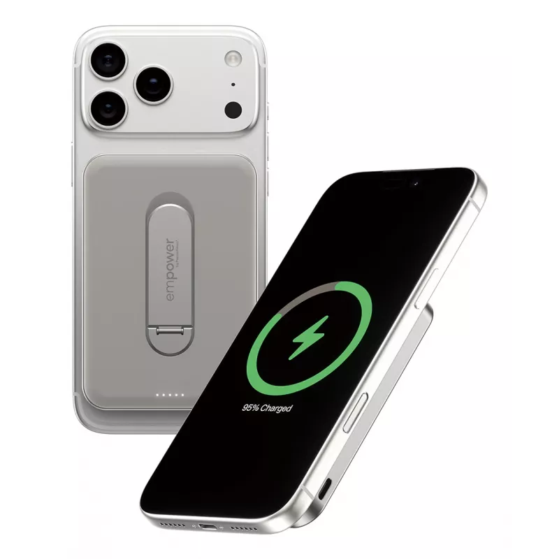 Powerbank PanzerGlass empower by empower Bank so Spin Stand 5000mAh Titanium