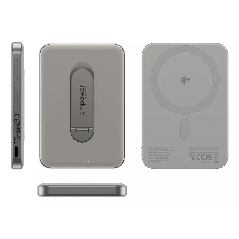 Powerbank PanzerGlass empower by empower Bank so Spin Stand 5000mAh Titanium