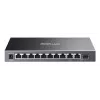 TP-Link Omada ES210GP sieťový switch Managed L2 Gigabit Ethernet (10/100/1000) Power over Ethernet (PoE) DIN lišta čierna