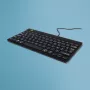 R-Go Tools ergonomická klávesnica R-Go Compact Break, kompaktná klávesnica so softvérom na prestávky, AZERTY (FR), káblová, čierna