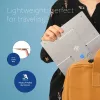 R-Go Tools stojan na notebook R-Go Riser Flexible, nastaviteľný skladací stojan na notebook, ergonomický, Hylite hliník, strieborný