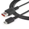StarTech.com 1m Secure nabíjací kábel – USB-A na Micro-USB dátový blokátor iba nabíjací kábel – iba napájací kábel pre telefón/tablet – dátový blokovací USB ochranný adaptér kábel