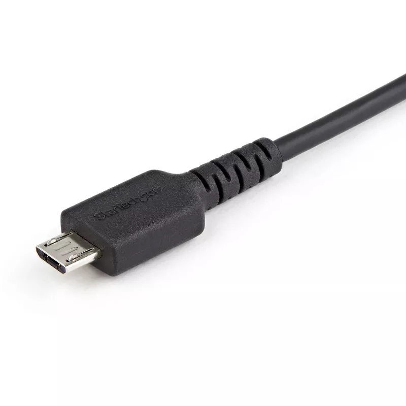 StarTech.com 1m Secure nabíjací kábel – USB-A na Micro-USB dátový blokátor iba nabíjací kábel – iba napájací kábel pre telefón/tablet – dátový blokovací USB ochranný adaptér kábel