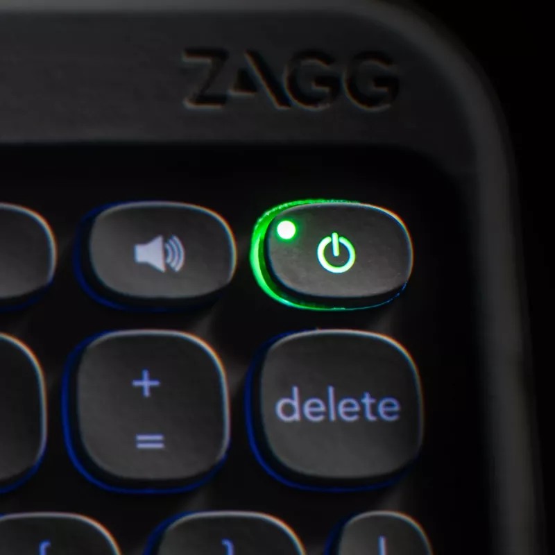 ZAGG Klávesnica Pro Keys with Trackpad-Apple-iPad 10.2-čierna/sivá-nemčina