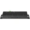 StarTech.com 4-portový USB-C hub 10 Gbit/s – priemyselný USB-C hub z kovu – 2x USB-C & 2x USB-A – ESD prepäťová ochrana – USB-C alebo USB-A host – samostatne napájaný, montovateľný USB 3.2 Gen 2 Type-C hub