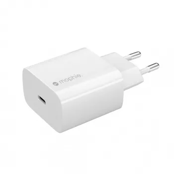 Nástenný adaptér mophie Accessories USB-C 30W GaN biely EU rýchle nabíjanie