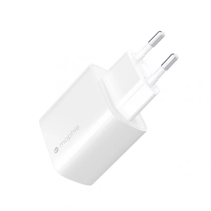 Nástenný adaptér mophie Accessories USB-C 30W GaN biely EU rýchle nabíjanie