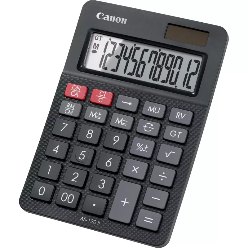 Stolná kalkulačka Canon AS-120 II 12-miestna čierna