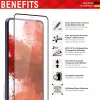 Displex Full Cover Ochranná fólia na displej Samsung Galaxy S22 Ultra tvrdené sklo