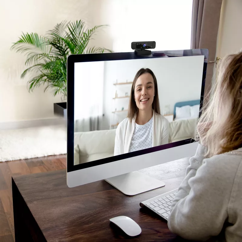 j5create JVCU100 USB™ HD webkamera s 360° rotáciou, rozlíšenie videa 1080p, čierna