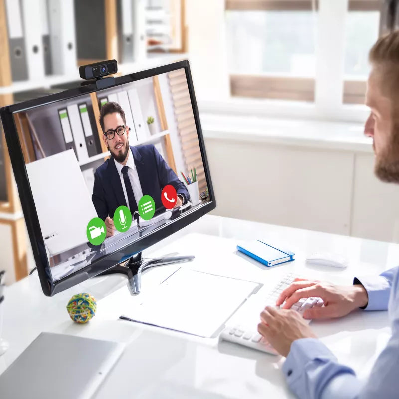 j5create JVCU100 USB™ HD webkamera s 360° rotáciou, rozlíšenie videa 1080p, čierna