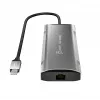 j5create JCD392 4K60 Elite USB-C® 10Gbps cestovný dock, Space Grey