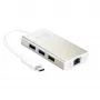 j5create JCH471 USB-C™ Gigabit Ethernet a hub multi adaptér, metallic champagne