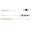 j5create JCH471 USB-C™ Gigabit Ethernet a hub multi adaptér, metallic champagne