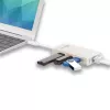 j5create JCH471 USB-C™ Gigabit Ethernet a hub multi adaptér, metallic champagne