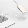j5create JCH471 USB-C™ Gigabit Ethernet a hub multi adaptér, metallic champagne