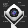j5create JVCU360 360° všesmerová webkamera, rozlíšenie videa 1080p, biela a čierna