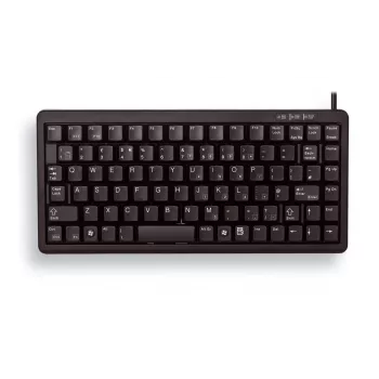 Kompaktná klávesnica Cherry G84-4100LCAGB-2 QWERTY 83 klávesov combi USB/PS/2 čierna 1,75 m kábel