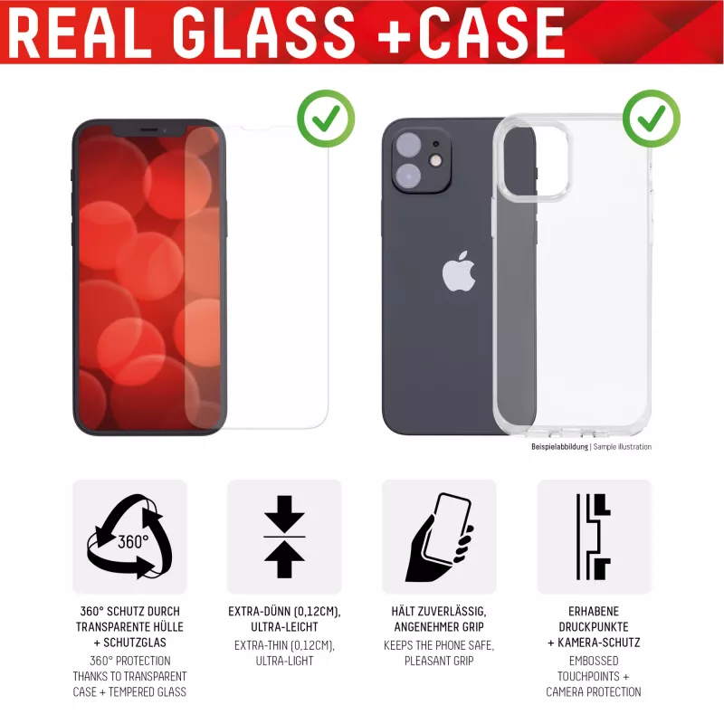 Displex ochranné puzdro na displej Apple iPhone 14 Plus tvrdené sklo