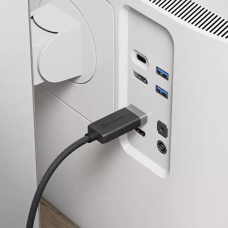 ALOGIC FUDPHD2-SGR video kábel adaptér 2 m DisplayPort HDMI čierny sivý
