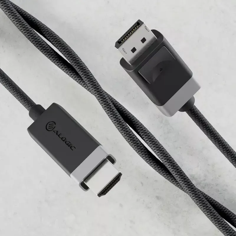 ALOGIC FUDPHD2-SGR video kábel adaptér 2 m DisplayPort HDMI čierny sivý