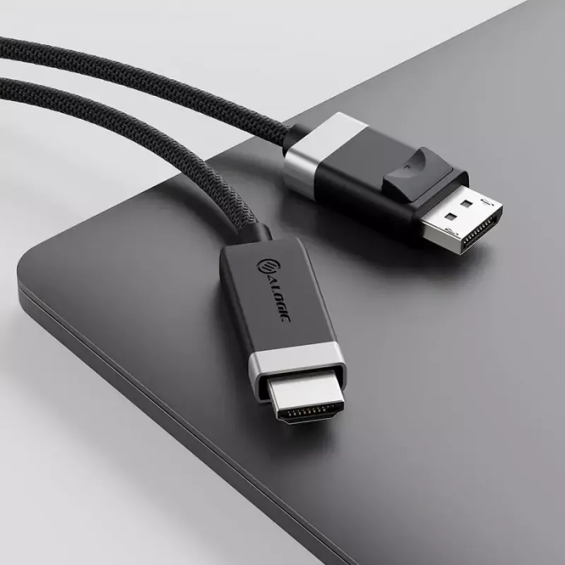 ALOGIC FUDPHD2-SGR video kábel adaptér 2 m DisplayPort HDMI čierny sivý