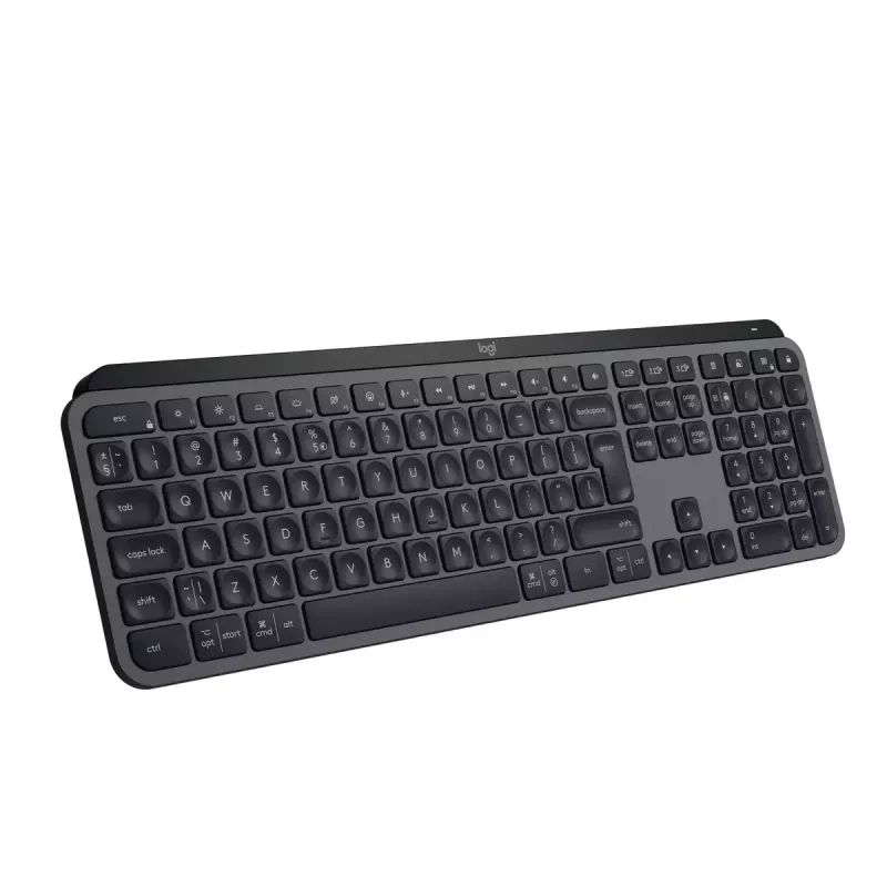 Logitech MX Keys S klávesnica univerzálna RF Wireless + Bluetooth AZERTY belgická grafitová
