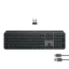 Logitech MX Keys S klávesnica univerzálna RF Wireless + Bluetooth AZERTY belgická grafitová