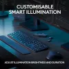 Logitech MX Keys S klávesnica univerzálna RF Wireless + Bluetooth AZERTY belgická grafitová