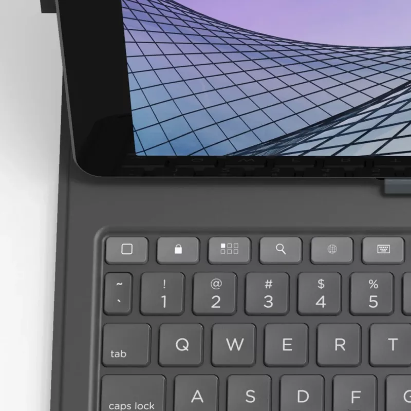 ZAGG Messenger Folio 2 QWERTZ nemecká Bluetooth charcoal