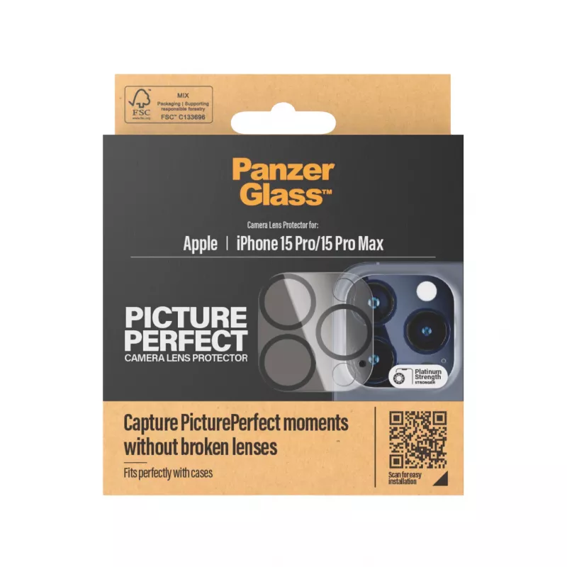 PanzerGlass ® PicturePerfect ochrana objektívu fotoaparátu iPhone 15 Pro | 15 Pro Max