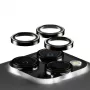 PanzerGlass® Hoops® Metal Camera Lens Protector čierna iPhone 15 Pro | 15 Pro Max