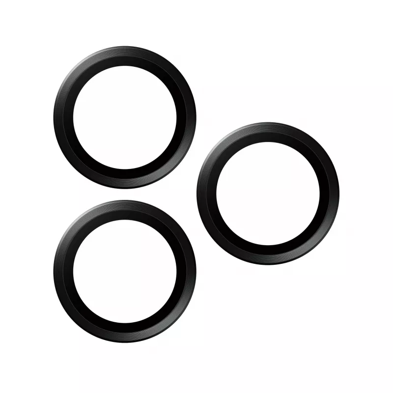 PanzerGlass® Hoops® Metal Camera Lens Protector čierna iPhone 15 Pro | 15 Pro Max