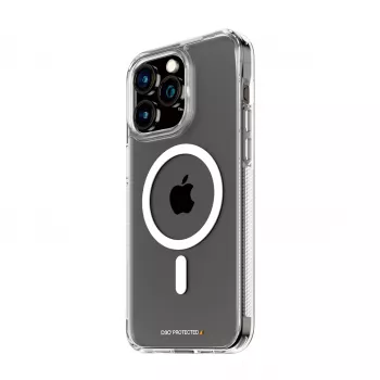 PanzerGlass ® HardCase transparentné s White MagSafe & D3O® iPhone 15 Pro Max