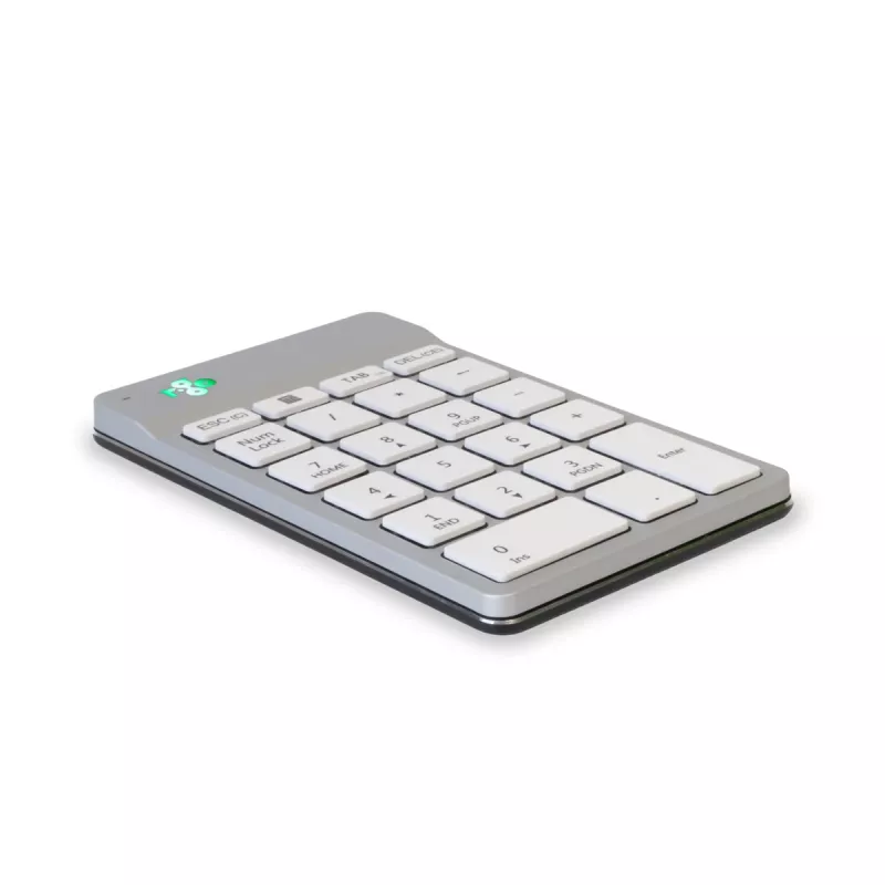 R-Go Tools numerická klávesnica R-Go Numpad Break, ergonomická numerická klávesnica so softvérom Break, Bluetooth, biela