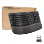 Logitech Wave Keys for Business ergonomická klávesnica Full-Size bezdrôtová