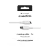 mophie essentials nabíjací kábel | 1 m USB kábel USB 2.0 USB-C biely