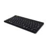 R-Go Tools ergonomická klávesnica R-Go Compact Break, kompaktná klávesnica so softvérom na prestávky, QWERTZ (DE), Bluetooth, čierna