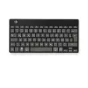 R-Go Tools ergonomická klávesnica R-Go Compact Break, kompaktná klávesnica so softvérom na prestávky, QWERTZ (DE), Bluetooth, čierna