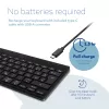 R-Go Tools ergonomická klávesnica R-Go Compact Break, kompaktná klávesnica so softvérom na prestávky, QWERTZ (DE), Bluetooth, čierna