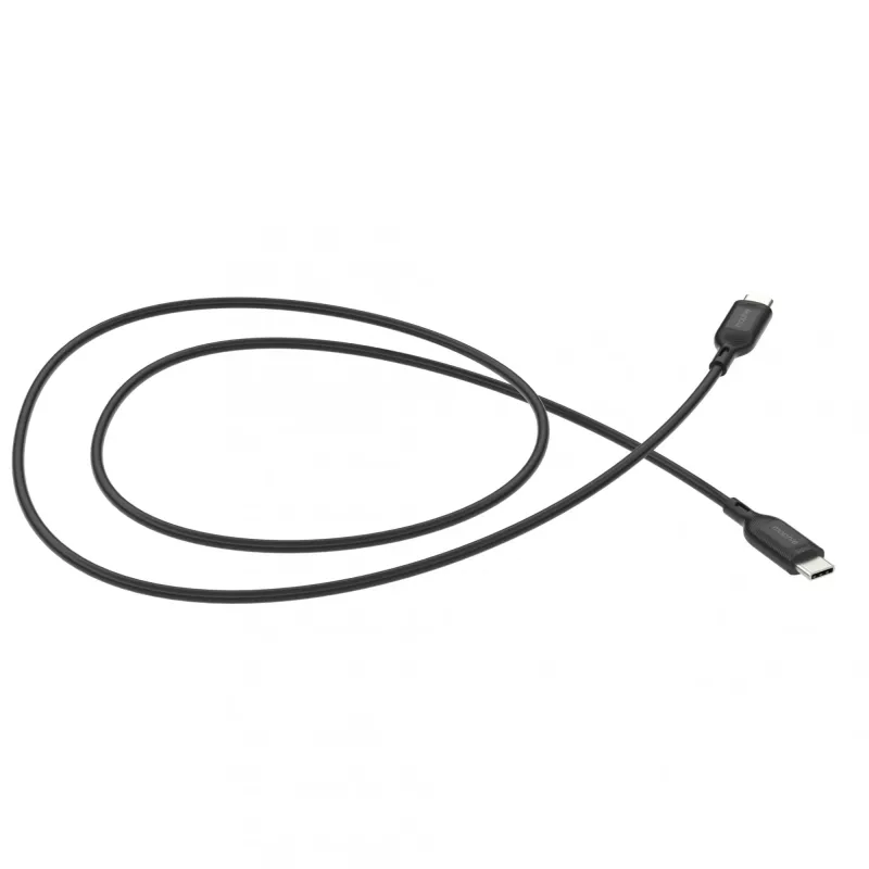 Nabíjací kábel USB-C na USB-C 1 m — Zagg International mophie essentials, USB 2.0, čierny
