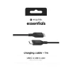 Nabíjací kábel USB-C na USB-C 1 m — Zagg International mophie essentials, USB 2.0, čierny