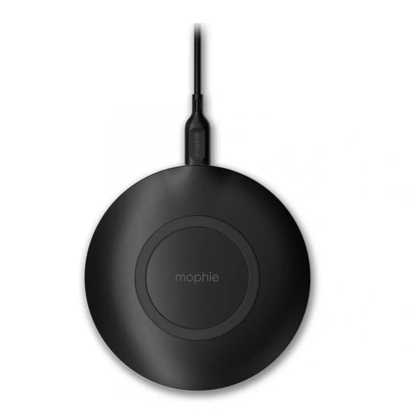 mophie essentials bezdrôtová nabíjacia podložka 15 W smartphone čierna USB interiér