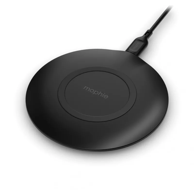 mophie essentials bezdrôtová nabíjacia podložka 15 W smartphone čierna USB interiér