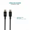 Ravanson Mobilis nabíjačka 100W GaN 2×USB‑C + 1×USB‑A AC pre interiér — pre notebook, smartfón, tablet — čierna