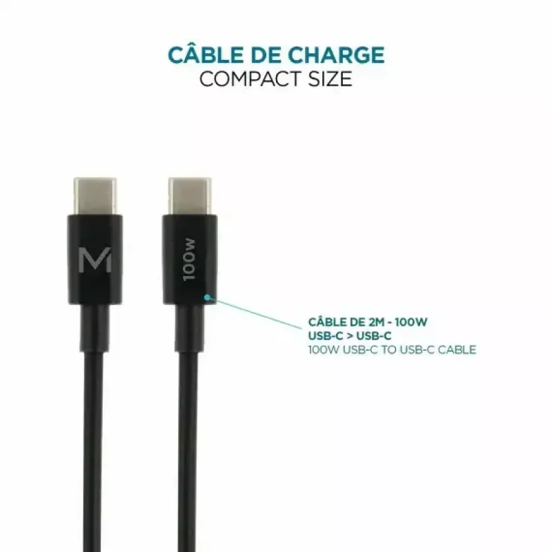Ravanson Mobilis nabíjačka 100W GaN 2×USB‑C + 1×USB‑A AC pre interiér — pre notebook, smartfón, tablet — čierna
