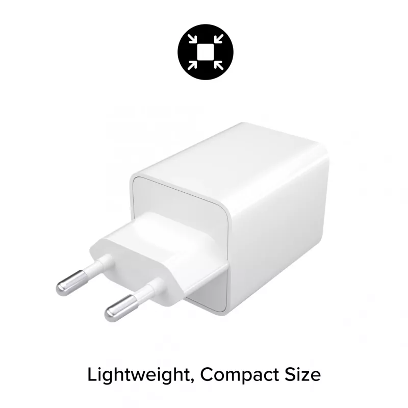 Napájací zdroj Zagg 50W 2x USB-C biely — Zagg mophie essentials